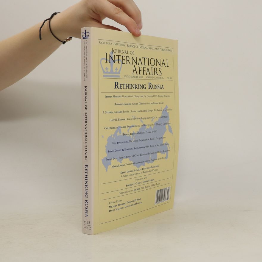 Autorenkollektiv Journal of International Affairs: Volume 63, Number 2