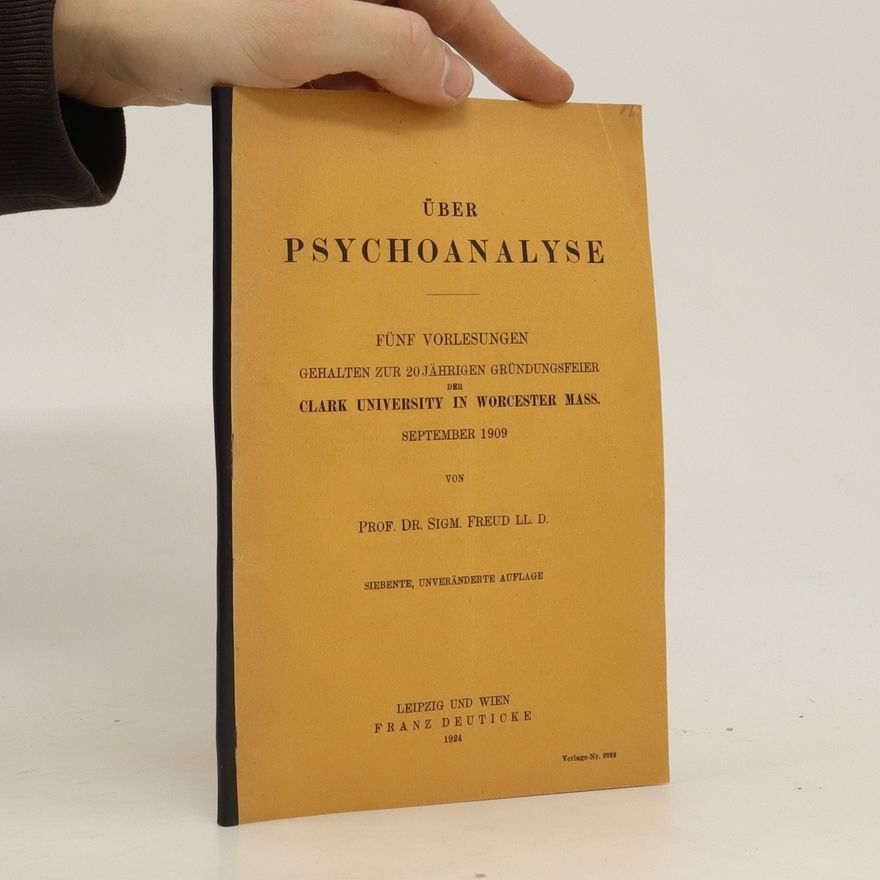 Sigmund Freud Über Psychoanalyse