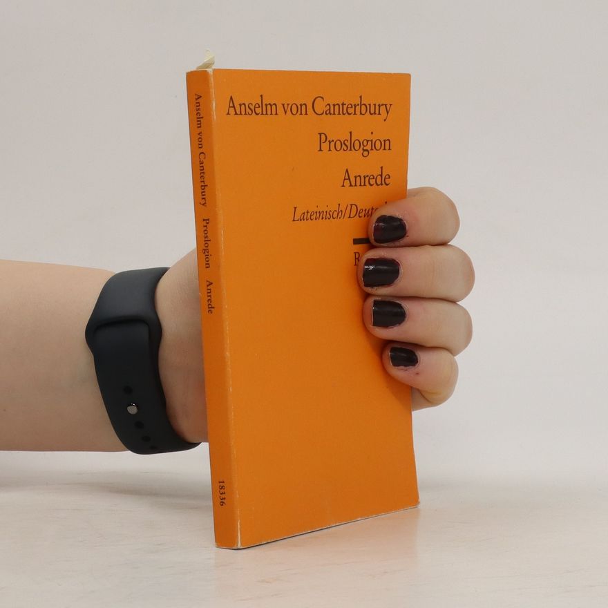 Anselm of Canterbury Proslogion