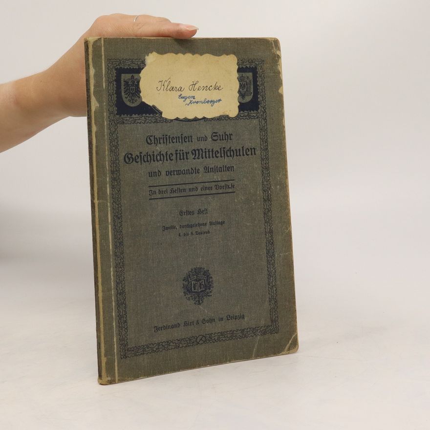 W. Suhr Geschichte für Mittelschulen 1. Das Altertum