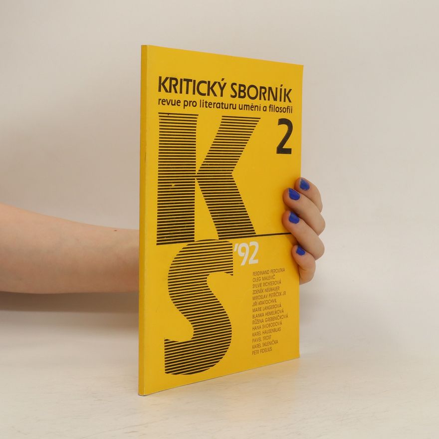Various authors Kritický sborník pro literaturu umění a filosofii 2