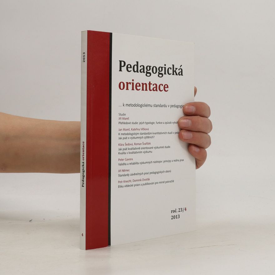 Various authors Pedagogická orientace 23/4
