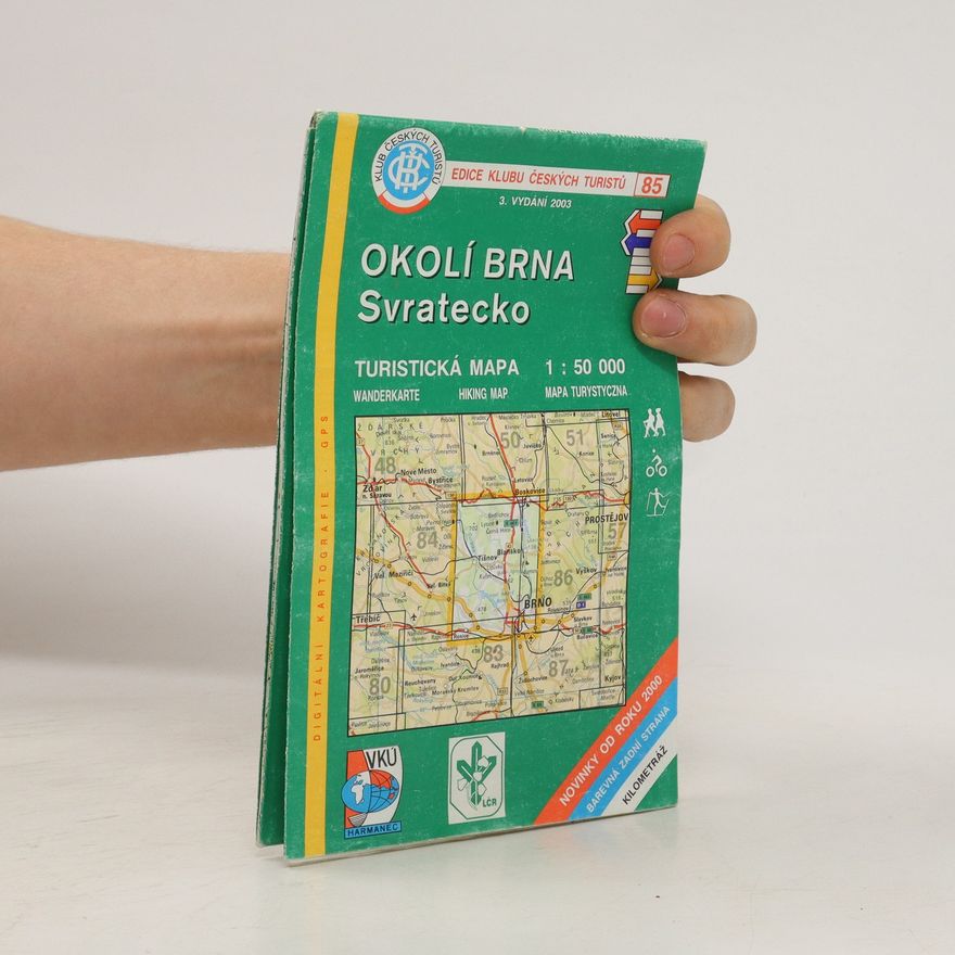 Kolektiv autorů Okolí Brna : Svratecko : turistická mapa 1:50 000
