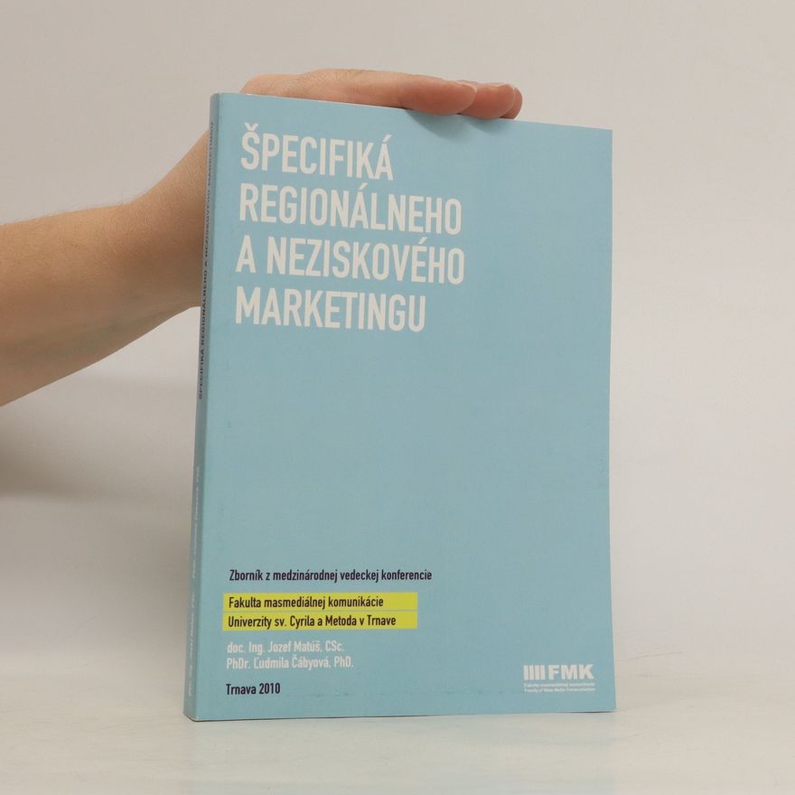 Autorenkollektiv Špecifiká regionálneho a neziskového marketingu