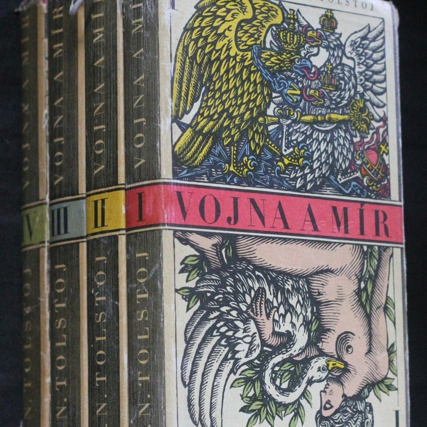 Lew Nikolajewitsch Tolstoi Vojna a mír, 4 svazky