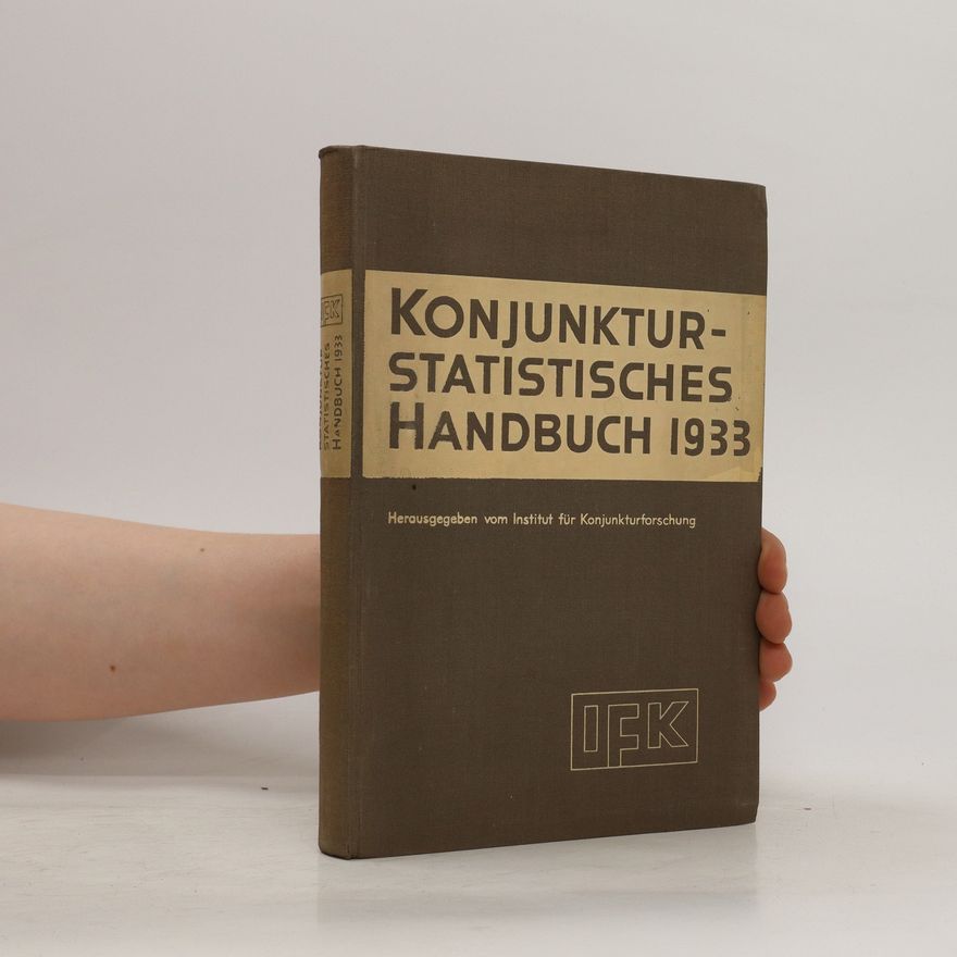 Kolektiv autorů Konjukturatstatisches Handbuch