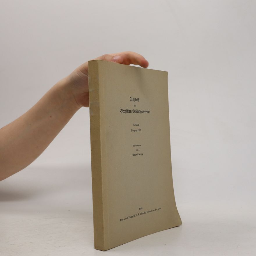 Autorenkollektiv Zeitschrift des Bergischen Geschichtsvereins. 75. Band