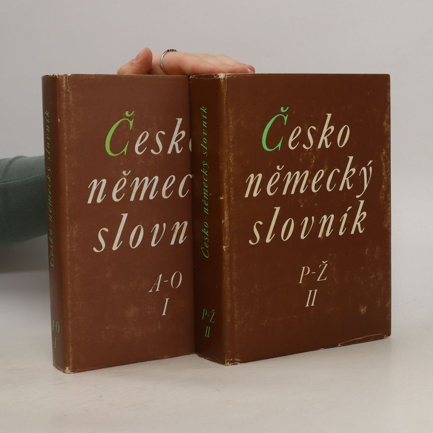 Hugo Siebenschein Česko-německý slovník I. a II. díl