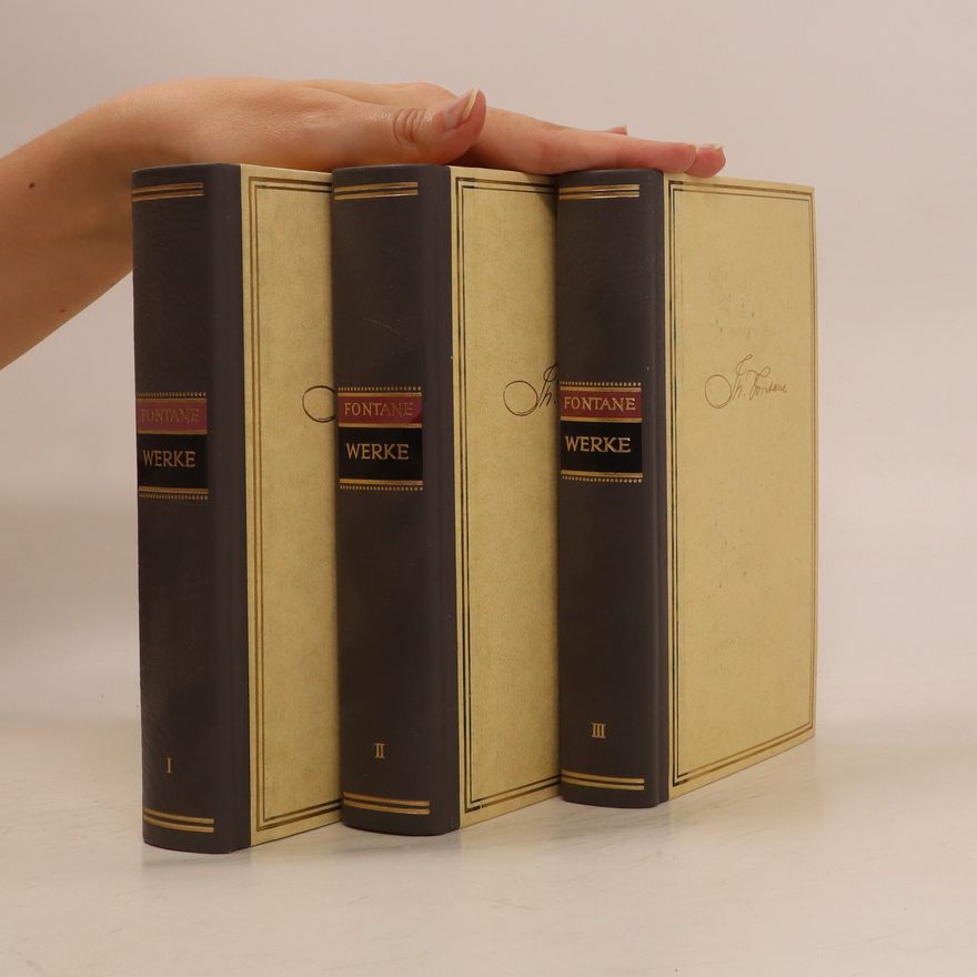 Theodor Fontane Theodore Fontane Werke 1-3