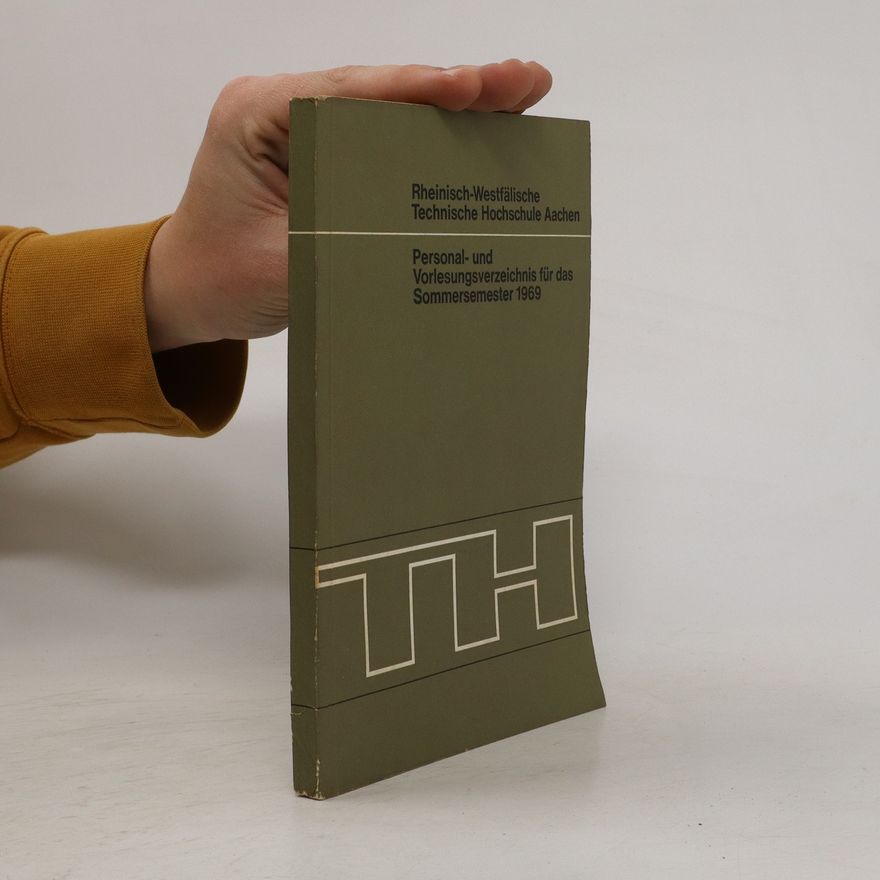 Autorenkollektiv Personal- und Vorlesungsverzeichnis für das Sommersemester 1969