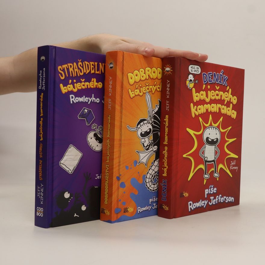 Jeff Kinney Deník báječného kamaráda. Dobrodružství báječných kamarádů. Strašidelné historky báječného kamaráda 1-3