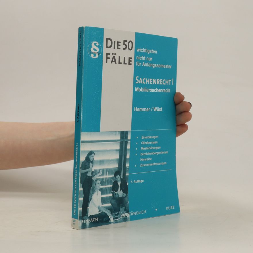 Karl-Edmund Hemmer Sachenrecht 1