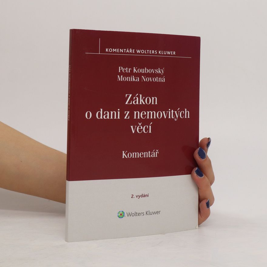 Petr Koubovský Zákon o dani z nemovitých věcí