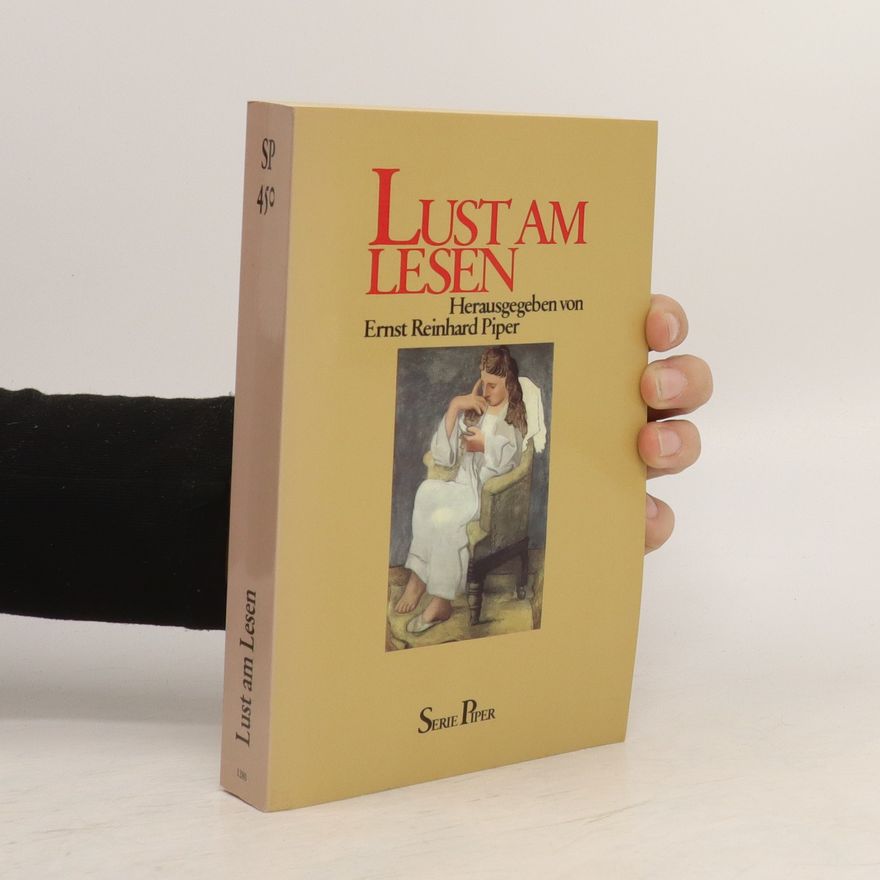 Ernst Piper Lust Am Lesen