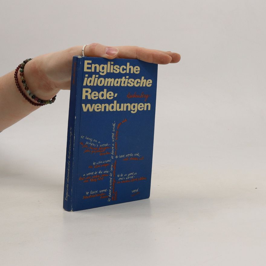 Hackenberg Kurt Englische idiomatische redewedungen