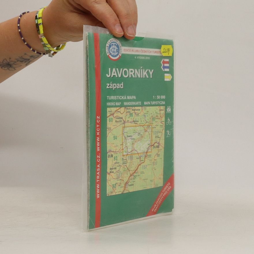 Kolektiv autorů Javorníky západ turistická mapa 1:50 000