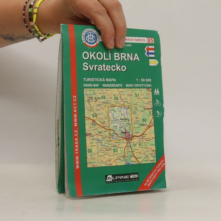 Kolektiv autorů Okolí Brna. Svratecko turistická mapa 1:50 000