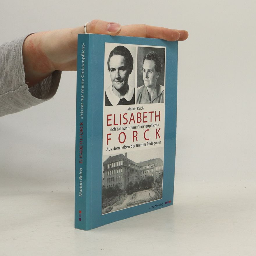 Marion Reich Elisabeth Forck "Ich tat nur meine Christenpflicht"
