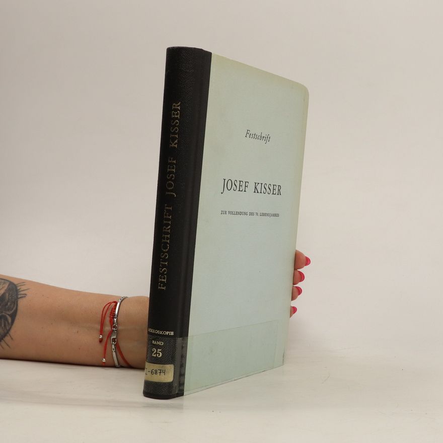Josef Kisser Mikroskopie. Zentralblatt für Mikroskopische Forschung und Methodik