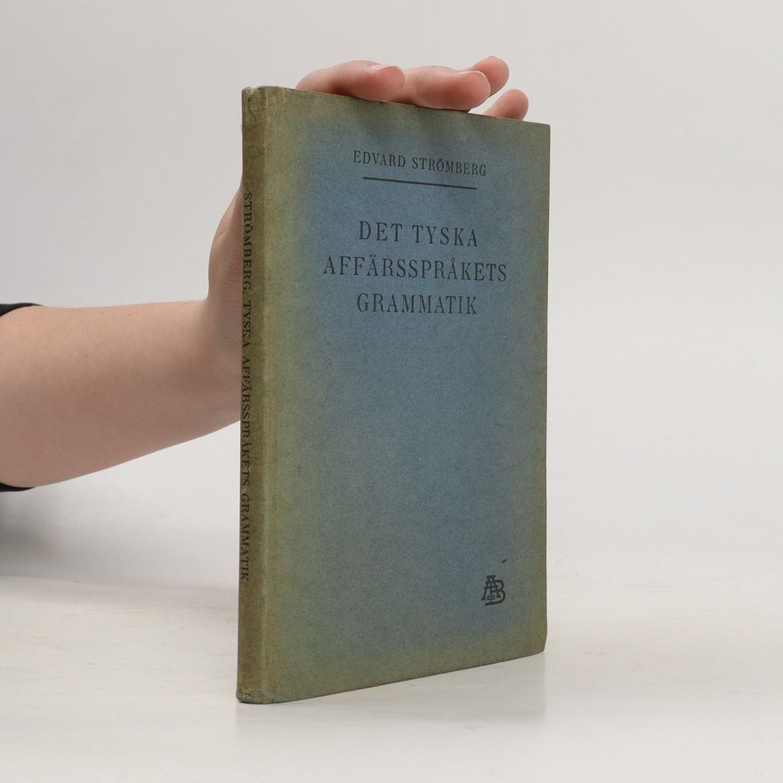 Edvard Strömberg Det Tuska affärsspråkets Grammatik