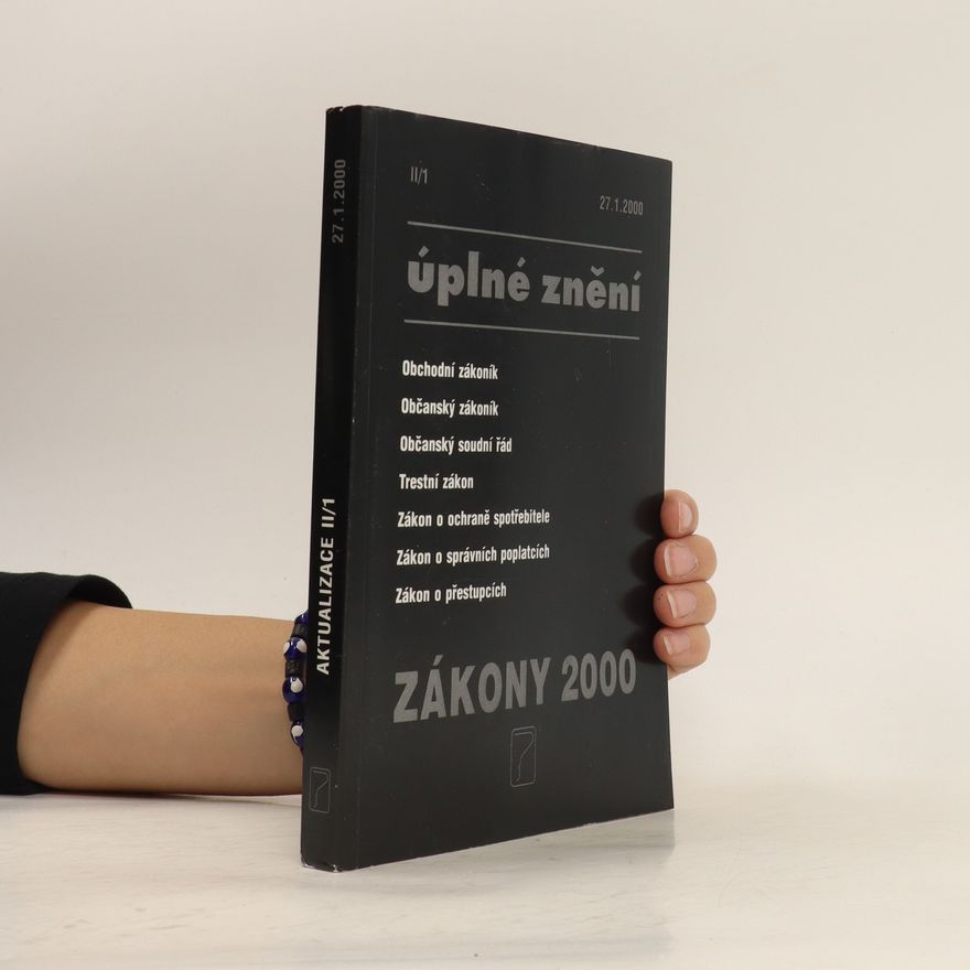 Kolektiv autorů Zákony 2000. Aktualizace II/1
