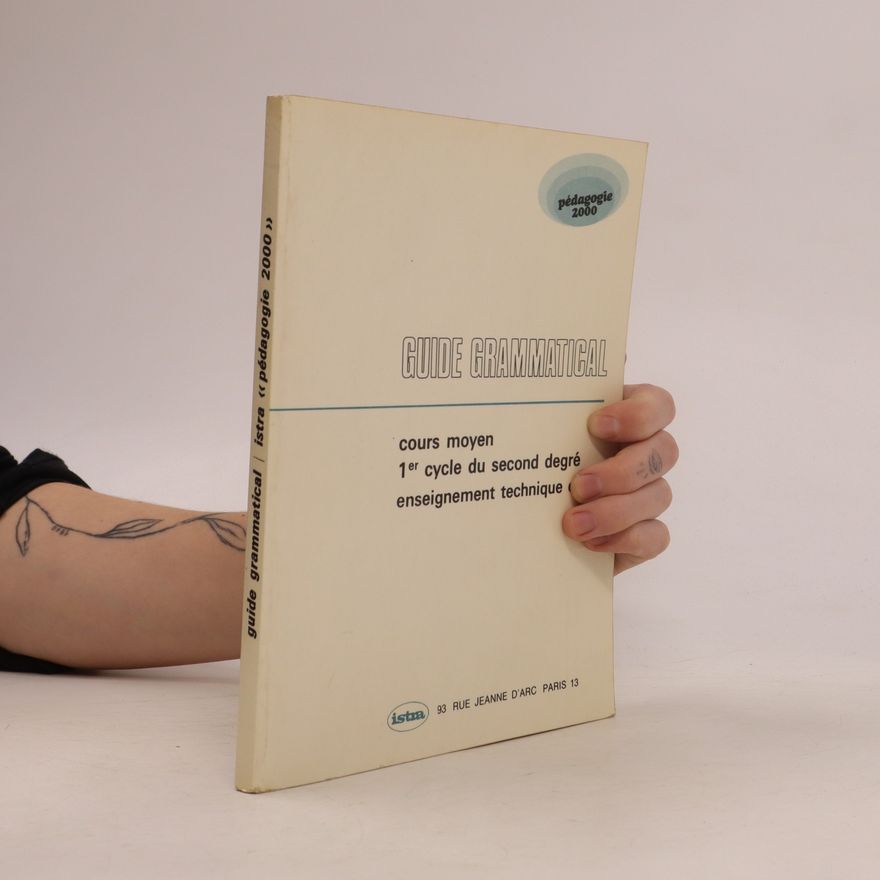 Various authors Guide grammatical 1er cycle du second degré