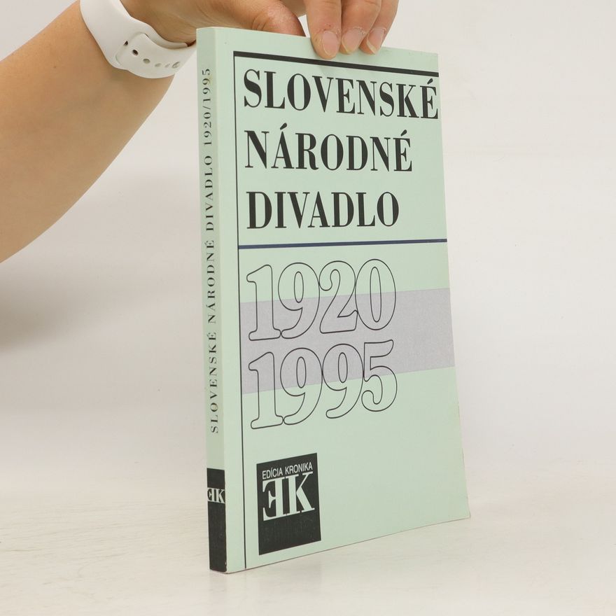 Elena Martišová-Blahová Slovenské národné divadlo 1920-1995