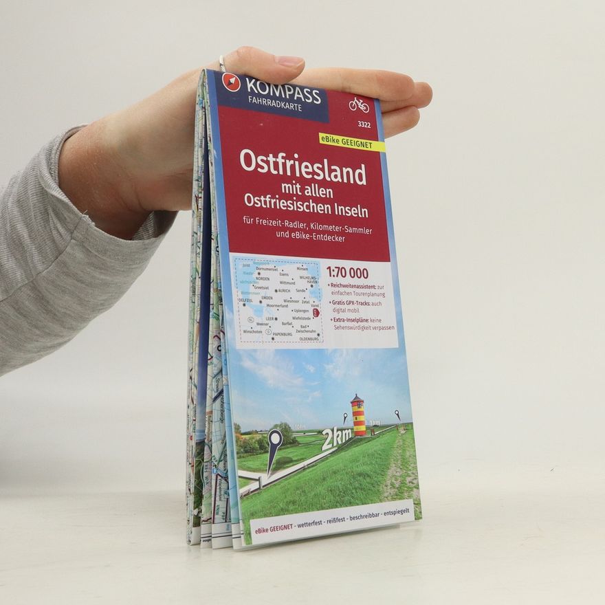Autorenkollektiv Ostfriesland mit allen Ostfriesischen Inseln 1:70.000