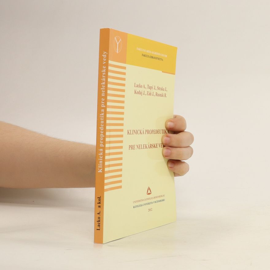 Autorenkollektiv Klinická propedeutika pre nelekárske vedy