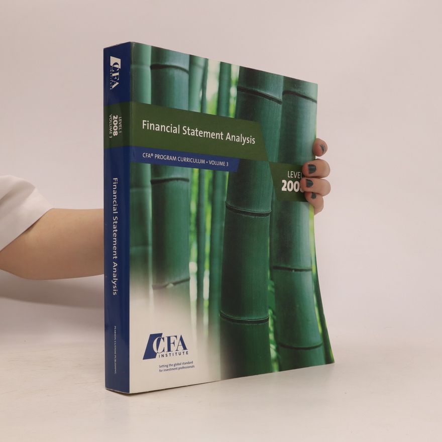 Autores varios CFA Program Curriculum. Financial Statement Analysis