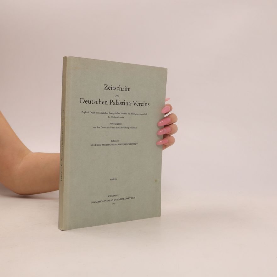 Autorenkollektiv Zeitschrift des Deutschen Palästina-Vereins. Band 104