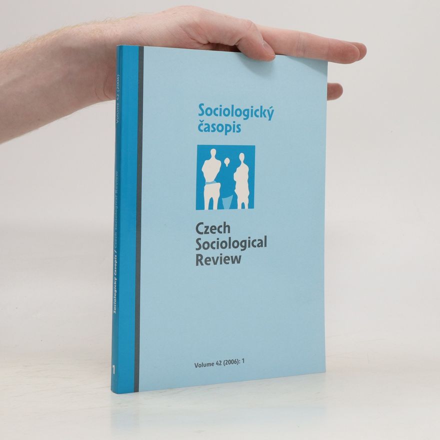 Various authors Sociologický časopis Volume 42 (2006): 1