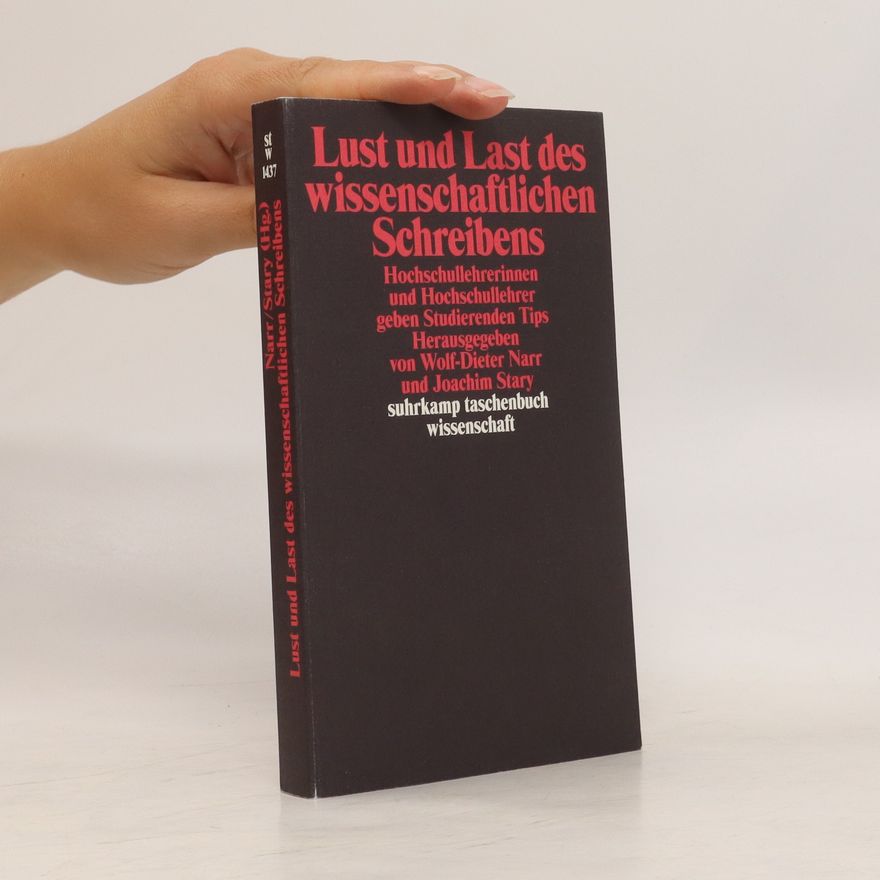 Wolf Dieter Narr Lust und Last des wissenschaftlichen Schreibens