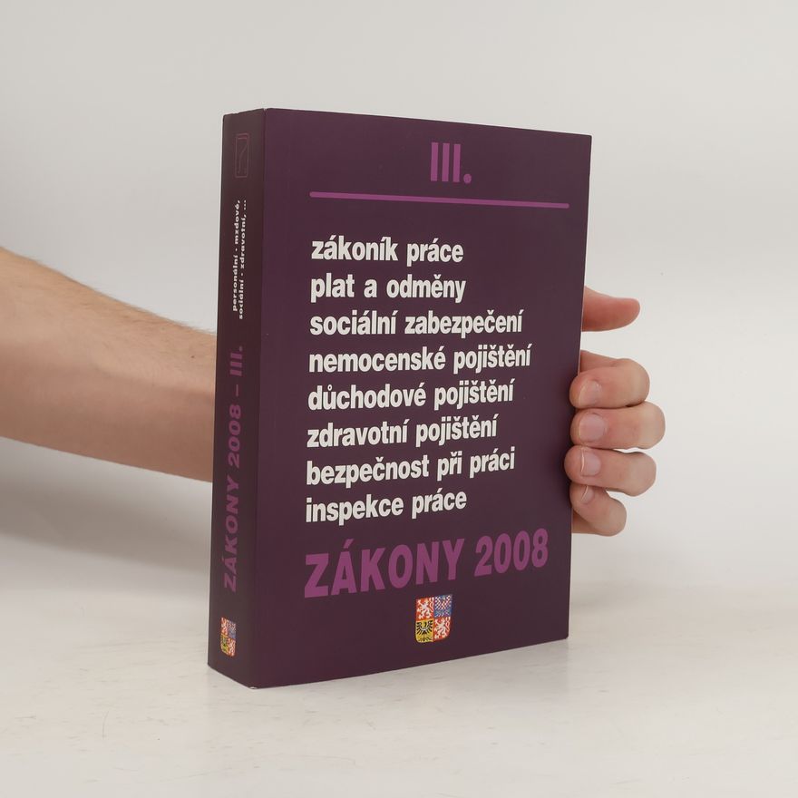 Kolektiv autorů Zákony III. 2008