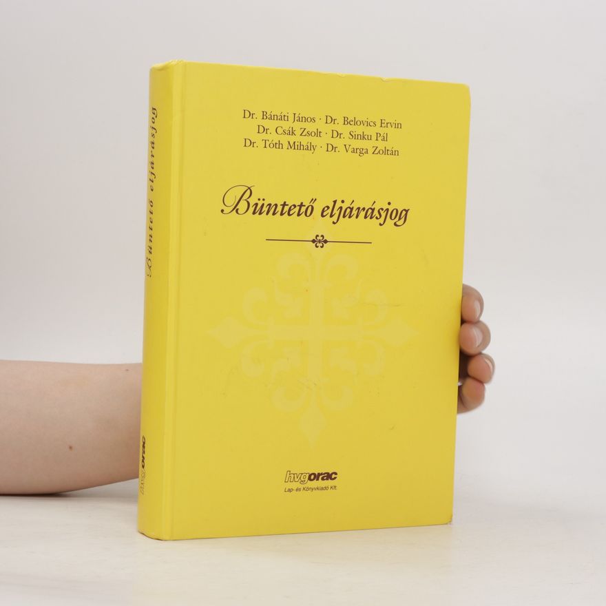 Ranganathan G. Büntető eljárásjog