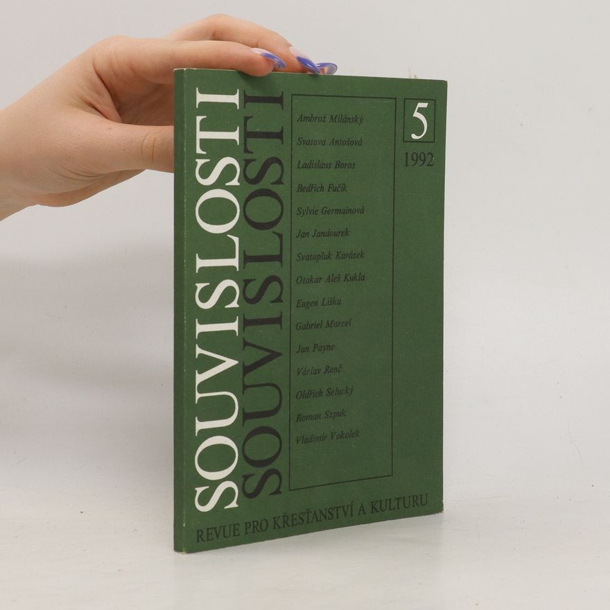 Autorenkollektiv Souvislosti: Revue pro křesťanství a kulturu. Číslo 5.