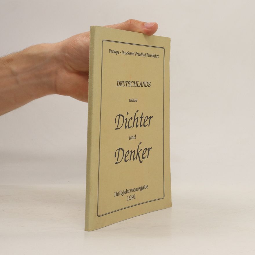 Autorenkollektiv Deutschlands neue Dichter und Denker