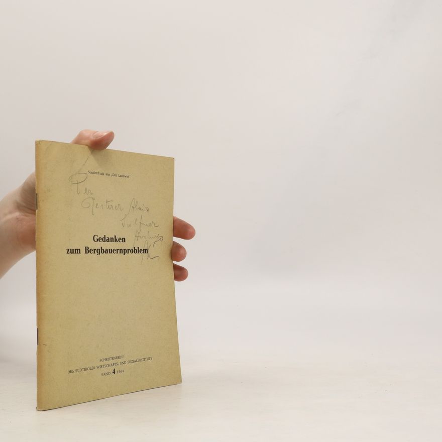 Autorenkollektiv Gedanken zum Bergbauernproblem 4