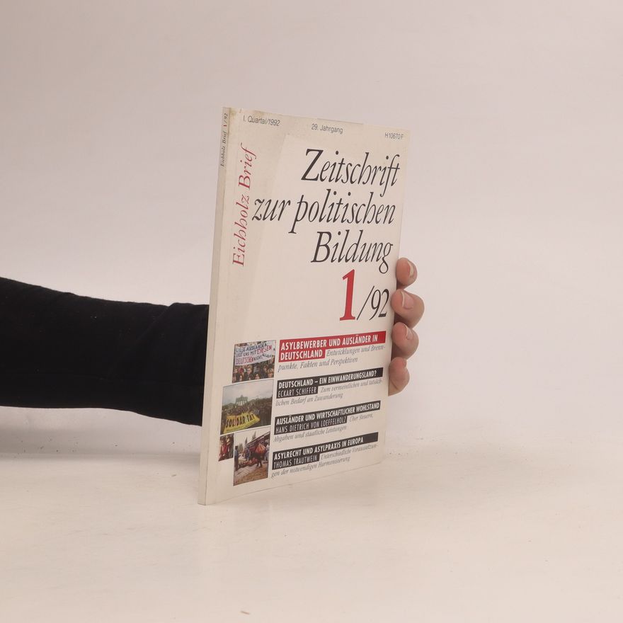 Eichholz Brief Zeitschrift zur politischen Bildung 1/92