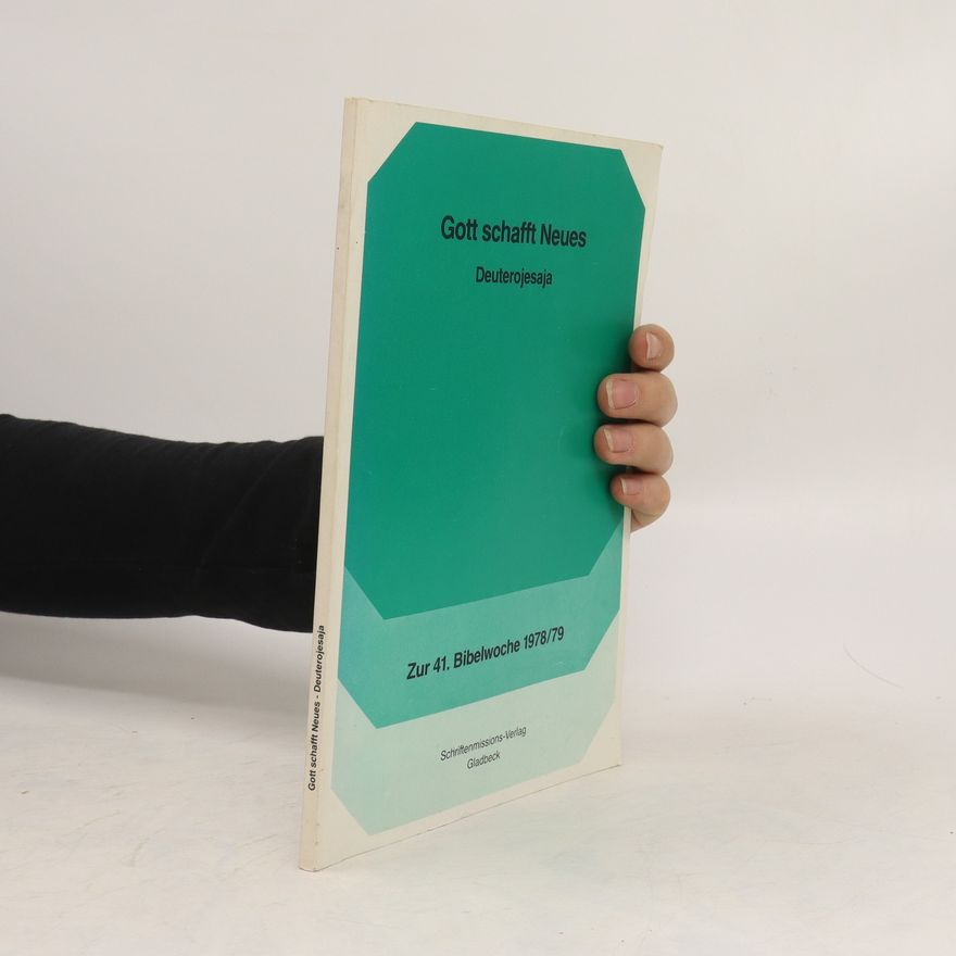 Walther Zimmerli Gott schafft Neues