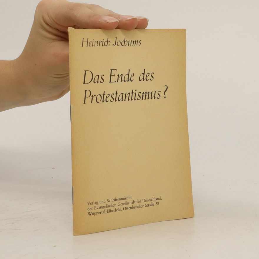 Heinrich Jochums Das Ende des Protestantismus?