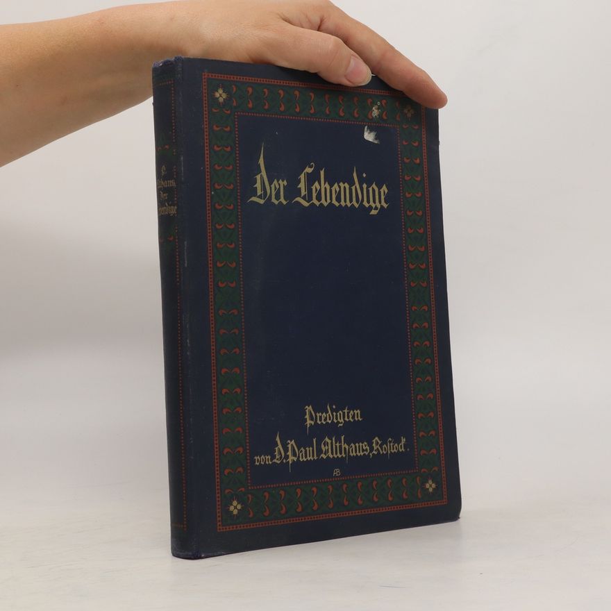 Paul Althaus Der Lebendige