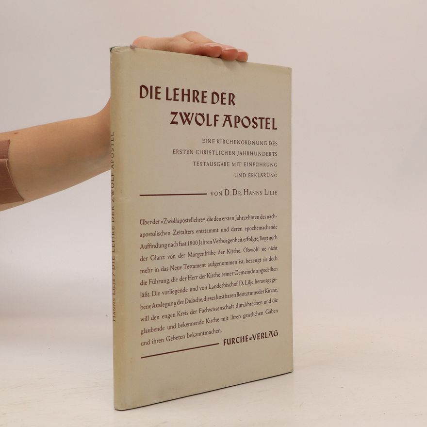 Hans Lilje Die Lehre der zwölf apostel