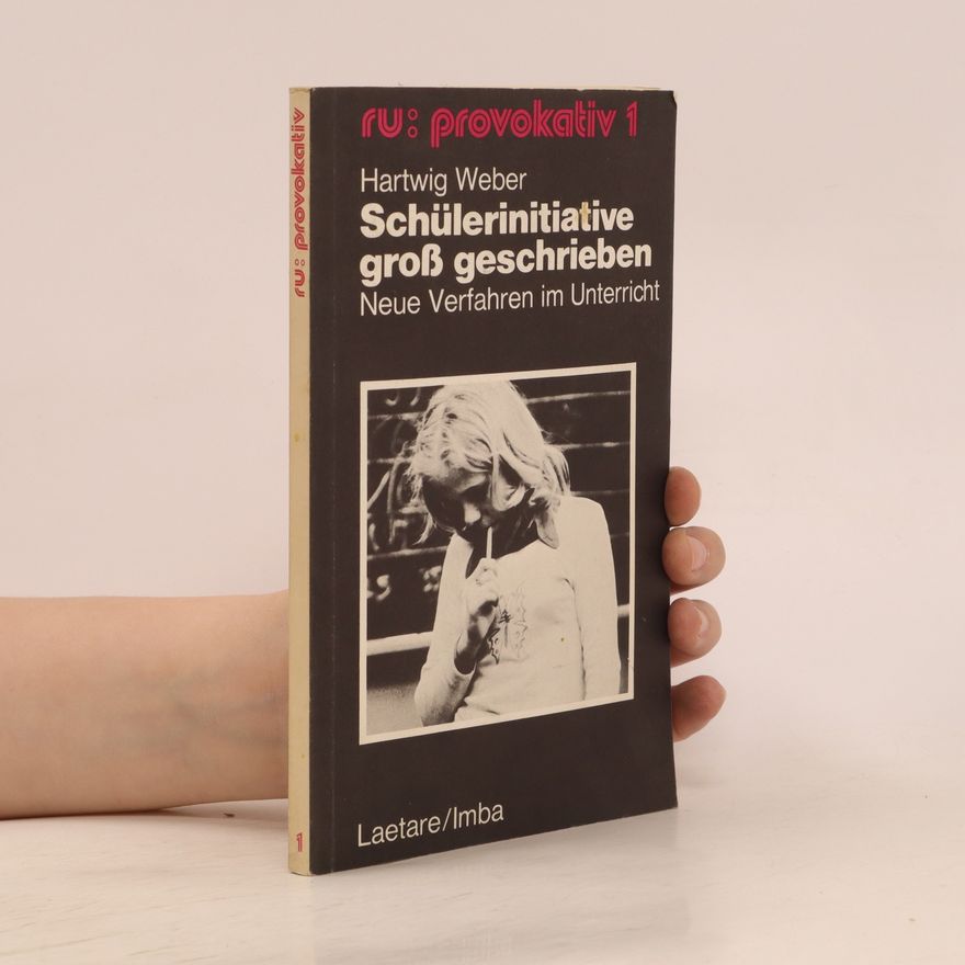 Hartwig Weber Schülerinitiative gross geschrieben