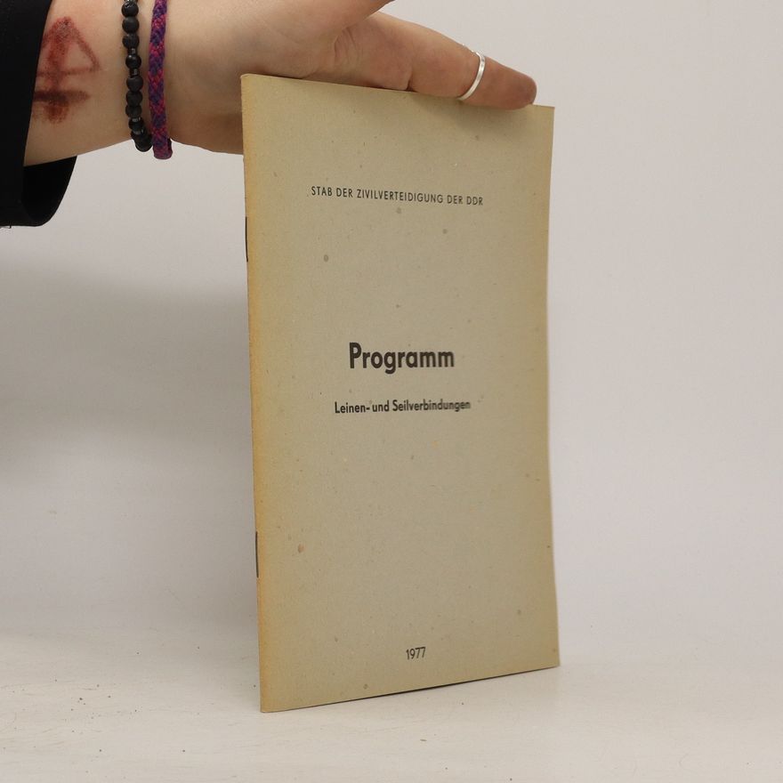 Collectif d'auteurs Programm. Leinen- und Seilverbindungen