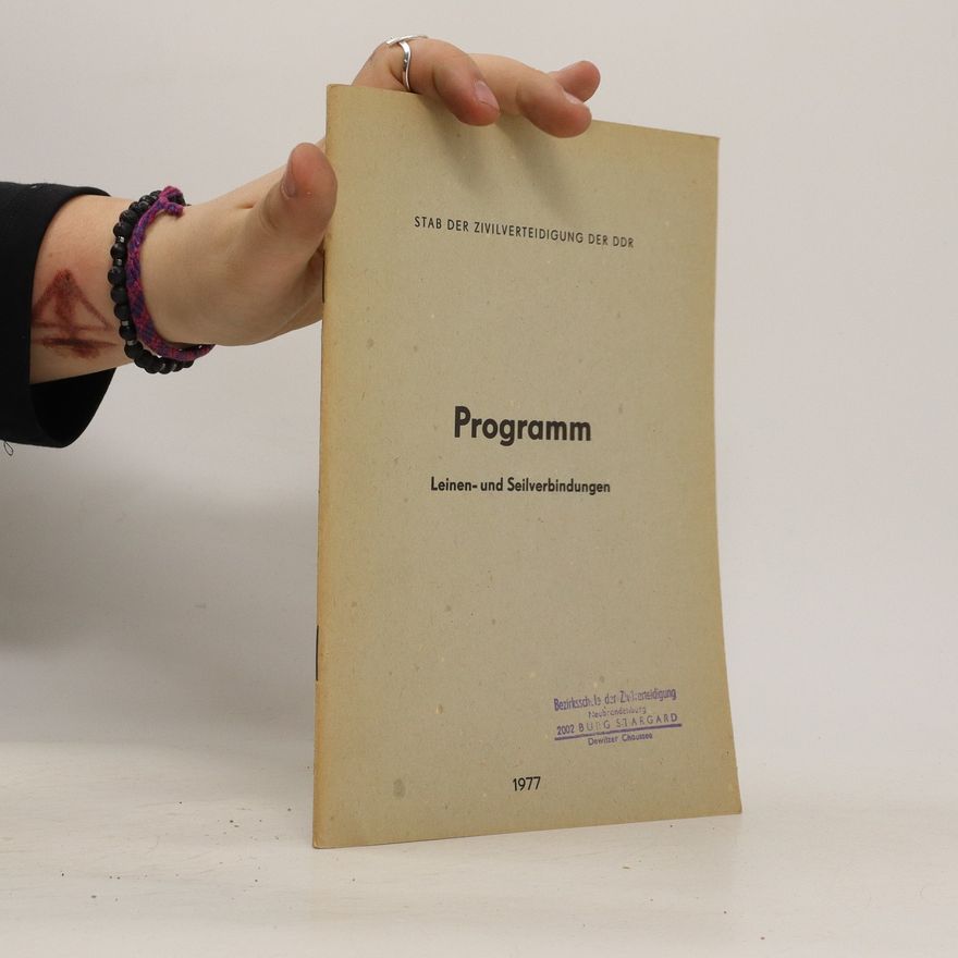 Collectif d'auteurs Programm Leinen- und Seilberbundungen