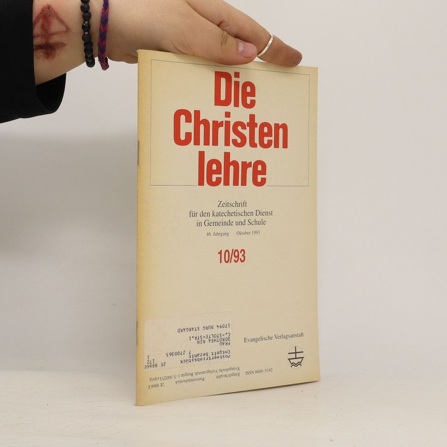 Autorenkollektiv Die Christen lehre 10/93