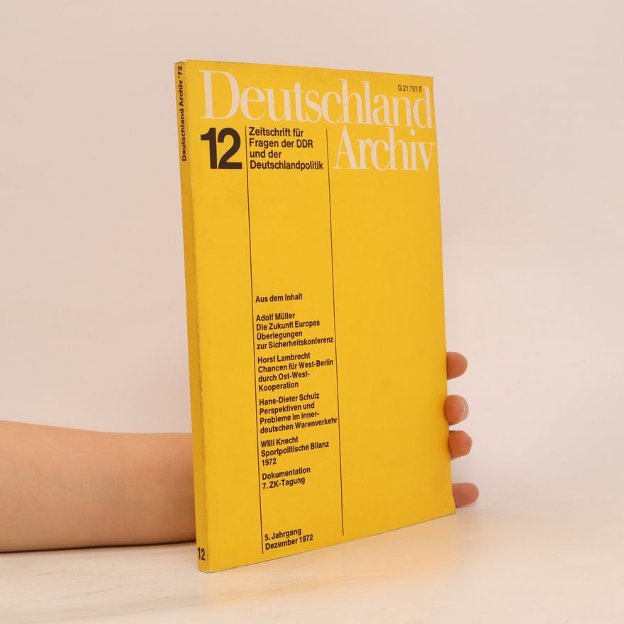 Autorenkollektiv Deutschland Archiv 12
