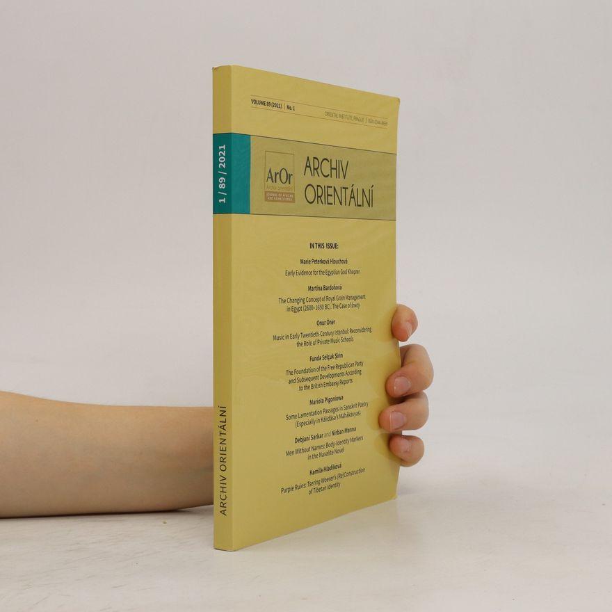 Autorenkollektiv Archiv orientální 1/89/2021