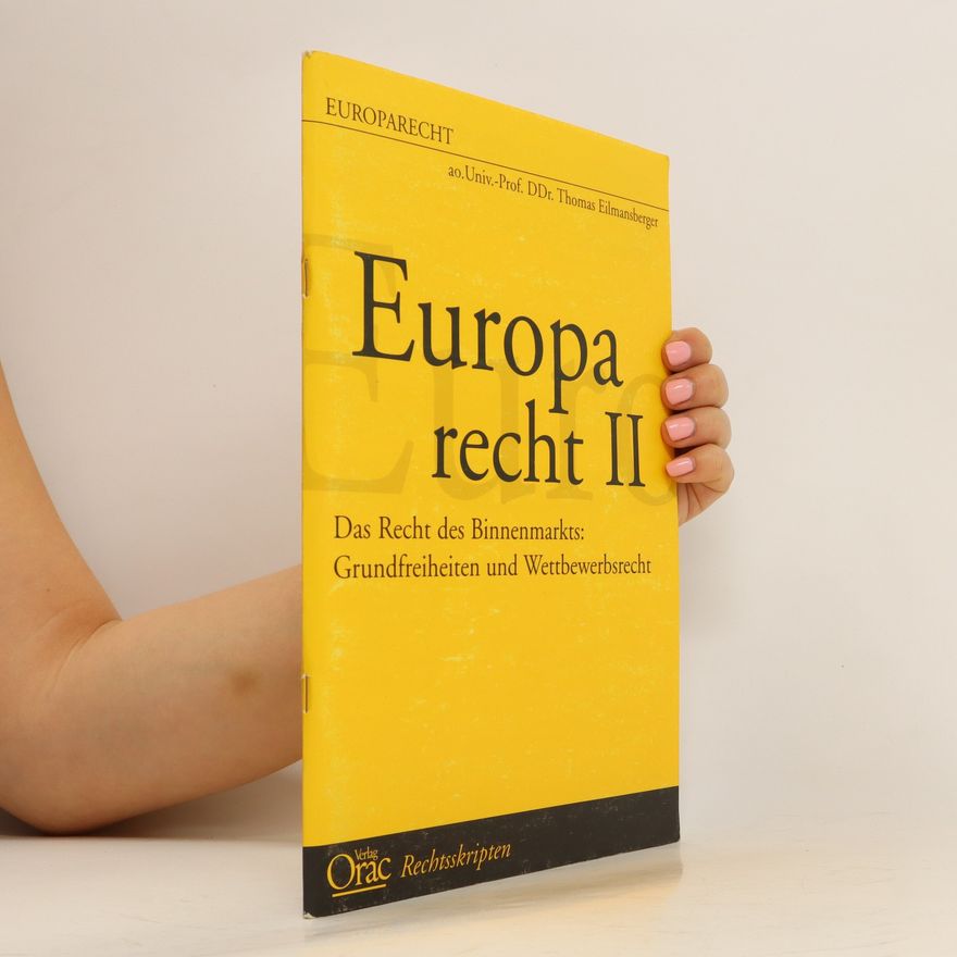 Thomas Eilmansberger Europarecht II